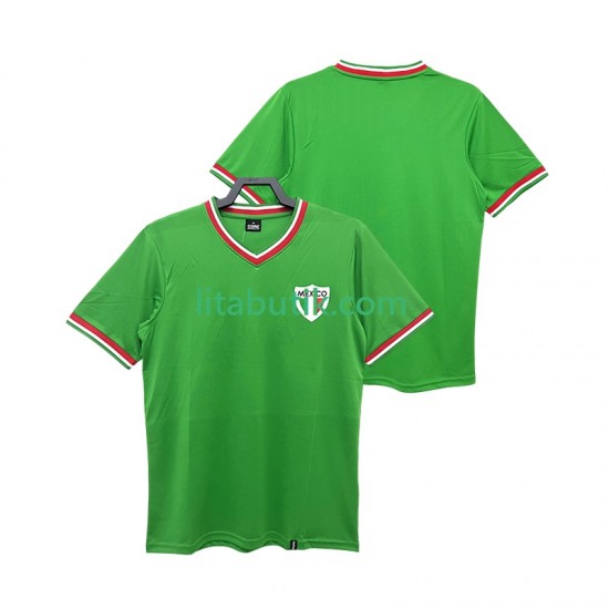 Mexiko 1970 Retro Män Hemma Fotbollströja Kortärmad