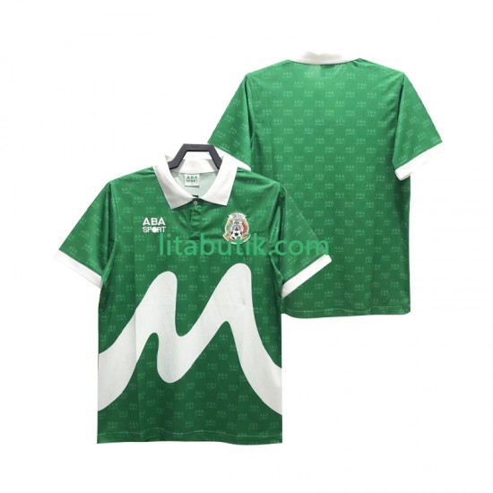 Mexiko 1995 Retro Män Hemma Fotbollströja Kortärmad