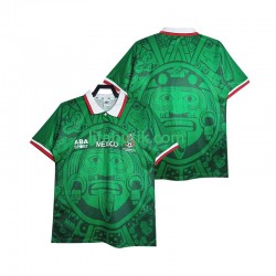 Mexiko Retro Män Hemma Fotbollströja 1998 Kortärmad