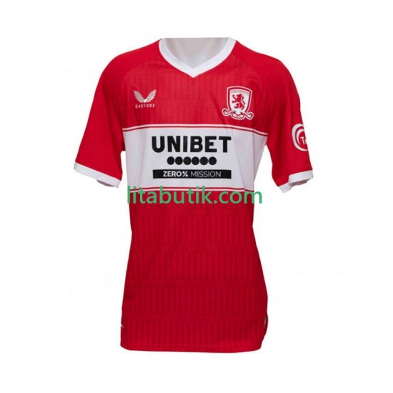 Middlesbrough Män Hemma Fotbollströja 2025-2026 Kortärmad
