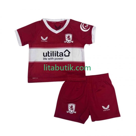 Middlesbrough Barn Hemma Fotbollströja 2025-2026 Kortärmad