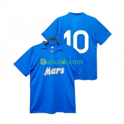 SSC Napoli 10 1988 1989 Retro Män Hemma Fotbollströja Kortärmad SSC Napoli 10 1988 1989 Retro Män Hemma Fotbollströja Kortärmad