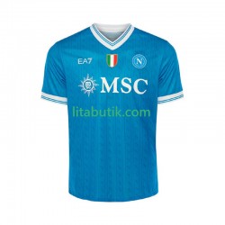 SSC Napoli Män Hemma Fotbollströja 2025-2026 Kortärmad SSC Napoli Män Hemma Fotbollströja 2025-2026 Kortärmad