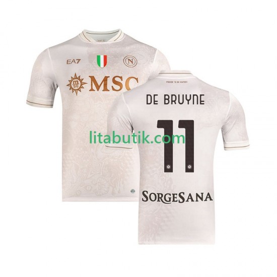 SSC Napoli Kevin De Bruyne 11 Män Borta Fotbollströja 2025-2026 Kortärmad