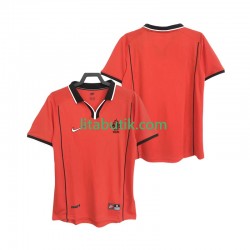 Nederländerna Retro Män Hemma Fotbollströja 1998 Kortärmad Nederländerna Retro Män Hemma Fotbollströja 1998 Kortärmad