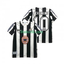 Newcastle United FERDINANE 10 1995 1997 Retro Män Hemma Fotbollströja Kortärmad