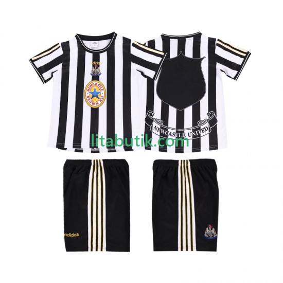 Newcastle United 1997 Retro Barn Hemma Fotbollströja 1999 Kortärmad