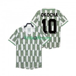 Nigeria OKOCHA 10 1994 Retro Män Borta Fotbollströja Kortärmad