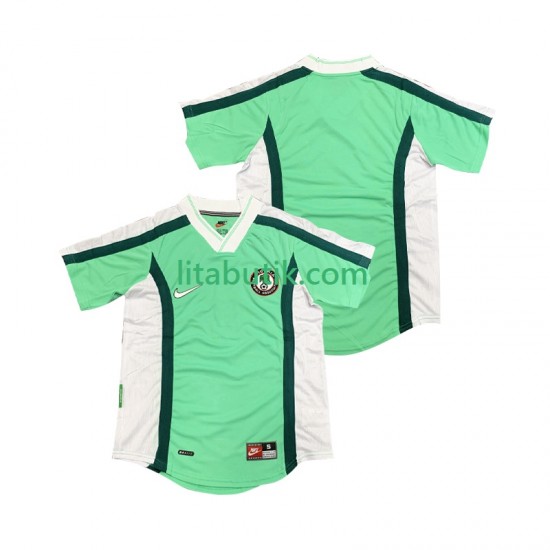 Nigeria Retro Män Hemma Fotbollströja 1998 Kortärmad