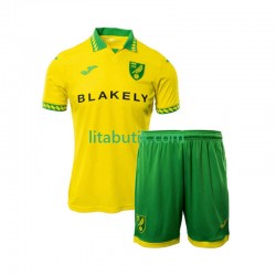 Norwich City Barn Hemma Fotbollströja 2025-2026 Kortärmad Norwich City Barn Hemma Fotbollströja 2025-2026 Kortärmad