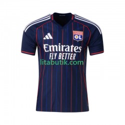 Olympique Lyonnais Män Borta Fotbollströja 2025-2026 Kortärmad Olympique Lyonnais Män Borta Fotbollströja 2025-2026 Kortärmad