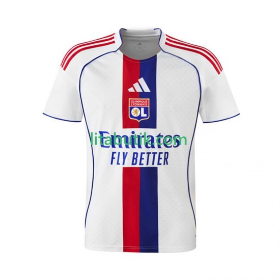 Olympique Lyonnais Män Hemma Fotbollströja 2025-2026 Kortärmad