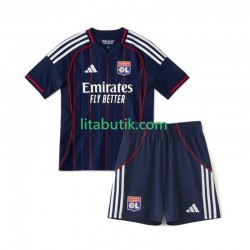 Olympique Lyonnais Barn Borta Fotbollströja 2025-2026 Kortärmad Olympique Lyonnais Barn Borta Fotbollströja 2025-2026 Kortärmad