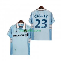 Olympique de Marseille Gallas 23 Retro Män Borta Fotbollströja 1998 1999 Kortärmad Olympique de Marseille Gallas 23 Retro Män Borta Fotbollströja 1998 1999 Kortärmad