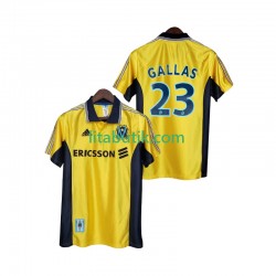 Olympique de Marseille Gallas 23 Retro Män Tredje Fotbollströja 1998 1999 Kortärmad Olympique de Marseille Gallas 23 Retro Män Tredje Fotbollströja 1998 1999 Kortärmad