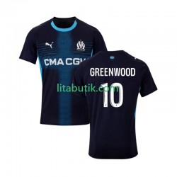 Olympique de Marseille Mason Greenwood 10 Män Borta Fotbollströja 2025-2026 Kortärmad Olympique de Marseille Mason Greenwood 10 Män Borta Fotbollströja 2025-2026 Kortärmad