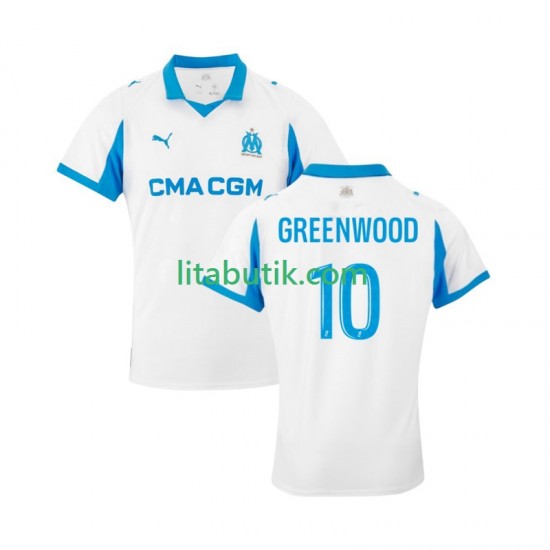Olympique de Marseille Mason Greenwood 10 Män Hemma Fotbollströja 2025-2026 Kortärmad