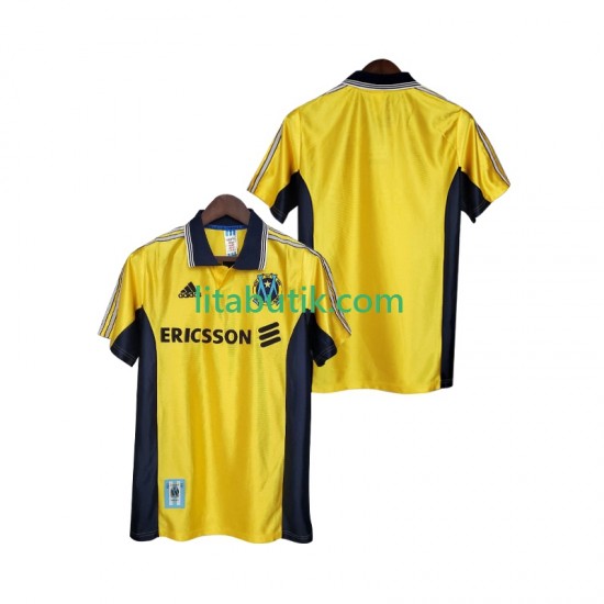 Olympique de Marseille Retro Män Tredje Fotbollströja 1998 1999 Kortärmad