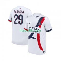 Paris Saint-Germain Bradley Barcola 29 Män Borta Fotbollströja 2025-2026 Kortärmad Paris Saint-Germain Bradley Barcola 29 Män Borta Fotbollströja 2025-2026 Kortärmad