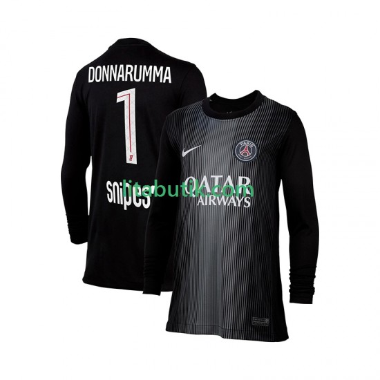 Paris Saint-Germain Gianluigi Donnarumma 1 Målvakt Män Hemma Fotbollströja 2025-2026 Långärmad