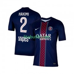 Paris Saint-Germain Hakimi 2 Män Hemma Fotbollströja 2025-2026 Kortärmad Paris Saint-Germain Hakimi 2 Män Hemma Fotbollströja 2025-2026 Kortärmad