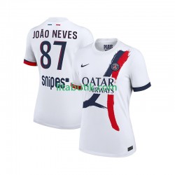 Paris Saint-Germain Joao Neves 87 Män Borta Fotbollströja 2025-2026 Kortärmad Paris Saint-Germain Joao Neves 87 Män Borta Fotbollströja 2025-2026 Kortärmad