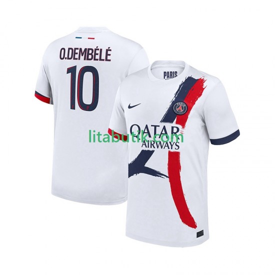 Paris Saint-Germain Ousmane Dembele 10 Män Borta Fotbollströja 2025-2026 Kortärmad