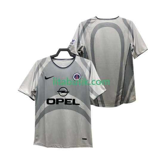 Paris Saint-Germain 2001 Retro Män Borta Fotbollströja 2002 Kortärmad