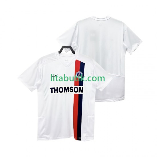 Paris Saint-Germain 2003 Retro Män Borta Fotbollströja 2002 Kortärmad