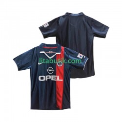 Paris Saint-Germain 2001 Retro Män Hemma Fotbollströja 2002 Kortärmad Paris Saint-Germain 2001 Retro Män Hemma Fotbollströja 2002 Kortärmad