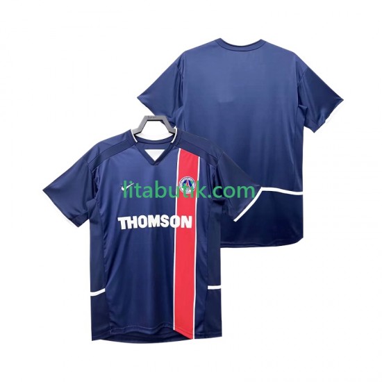 Paris Saint-Germain 2003 Retro Män Hemma Fotbollströja 2002 Kortärmad