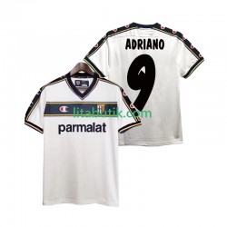 Parma ADRIANO 9 2003 Retro Män Borta Fotbollströja 2002 Kortärmad Parma ADRIANO 9 2003 Retro Män Borta Fotbollströja 2002 Kortärmad