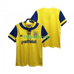 Parma 1993 1995 Retro Män Borta Fotbollströja Kortärmad Parma 1993 1995 Retro Män Borta Fotbollströja Kortärmad