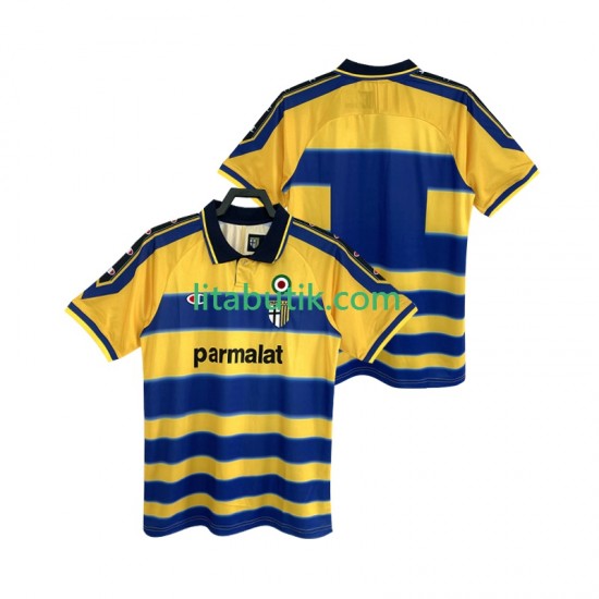 Parma 2000 Retro Män Hemma Fotbollströja 1999 Kortärmad