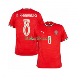 Portugal Bruno Fernandes 8 Män Hemma Fotbollströja 2025-2026 Kortärmad Portugal Bruno Fernandes 8 Män Hemma Fotbollströja 2025-2026 Kortärmad