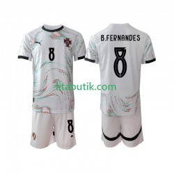 Portugal Bruno Fernandes 8 Barn Borta Fotbollströja 2025-2026 Kortärmad Portugal Bruno Fernandes 8 Barn Borta Fotbollströja 2025-2026 Kortärmad