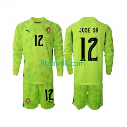 Portugal Jose Sa 12 Målvakt Barn Hemma Fotbollströja 2025 Långärmad Portugal Jose Sa 12 Målvakt Barn Hemma Fotbollströja 2025 Långärmad