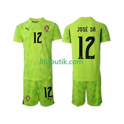 Portugal Jose Sa 12 Målvakt Barn Hemma Fotbollströja 2025 Kortärmad Portugal Jose Sa 12 Målvakt Barn Hemma Fotbollströja 2025 Kortärmad