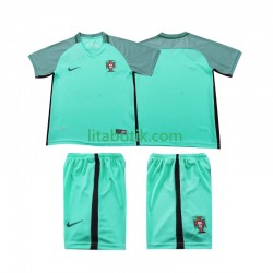 Portugal 2016 Retro Barn Borta Fotbollströja Kortärmad Portugal 2016 Retro Barn Borta Fotbollströja Kortärmad