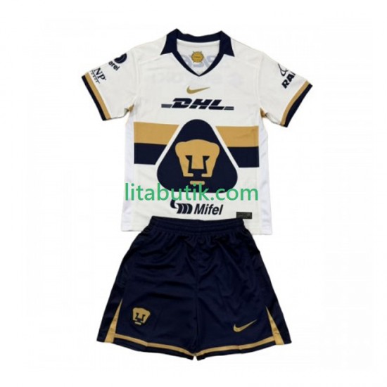 Pumas UNAM Barn Hemma Fotbollströja 2025-2026 Kortärmad