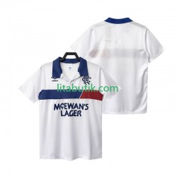Rangers 1994 Retro Män Borta Fotbollströja Kortärmad Rangers 1994 Retro Män Borta Fotbollströja Kortärmad