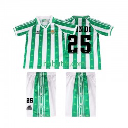 Real Betis FINIDI 25 1996 1997 Retro Barn Hemma Fotbollströja Kortärmad