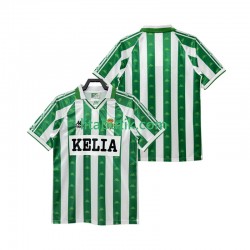 Real Betis 1995 1996 Retro Män Hemma Fotbollströja Kortärmad