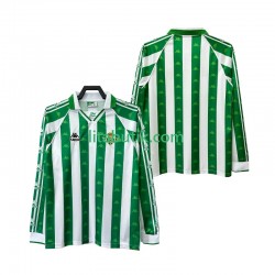 Real Betis 1996 1997 Retro Män Hemma Fotbollströja Långärmad