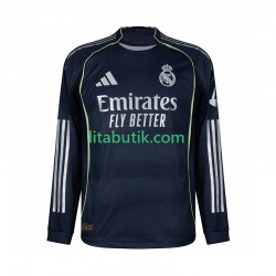 Real Madrid Män Borta Fotbollströja 2025-2026 Långärmad