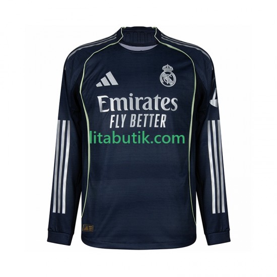 Real Madrid Män Borta Fotbollströja 2025-2026 Långärmad