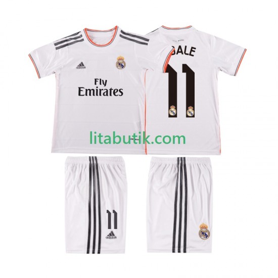 Real Madrid BALE 11 2013 2014 Retro Barn Hemma Fotbollströja Kortärmad