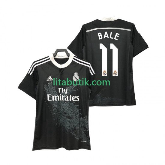Real Madrid BALE 11 2014 2015 Retro Män Borta Fotbollströja Kortärmad