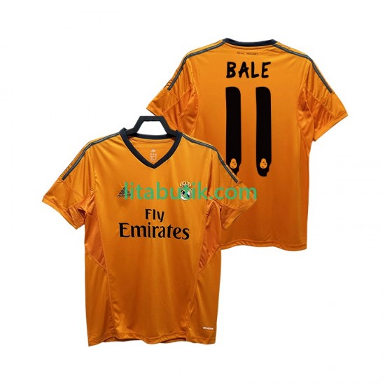 Real Madrid BALE 11 2013 2014 Retro Män Tredje Fotbollströja Kortärmad