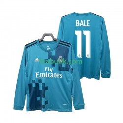 Real Madrid BALE 11 2017 2018 Retro Män Tredje Fotbollströja Långärmad